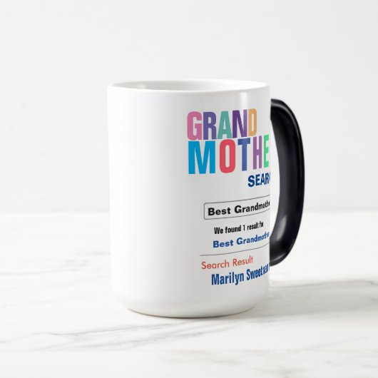 Funny Custom Best Grandmoeder Gift Magische Mok (Voorkant rechts)