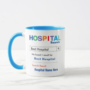 Funny Custom Best Hospital Gift Mok