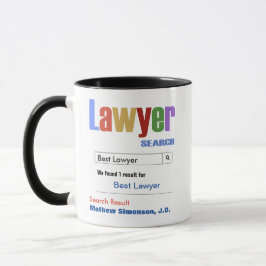Funny Custom Best Lawyer Gift Mok