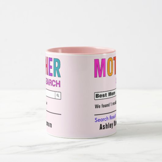 Funny Custom Best Mam Gift Mok (Midden)