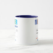 Funny Custom Best Mam Gift Mok (Midden)