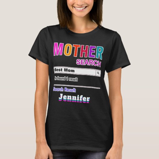 Funny Custom Best Mam Gift T-shirt (Voorkant)