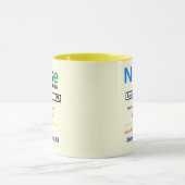 Funny Custom Best Nurse Cadeft Mok (Midden)