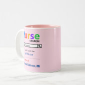 Funny Custom Best Nurse Cadeft Mok (Voorkant links)