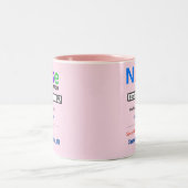 Funny Custom Best Nurse Cadeft Mok (Center)