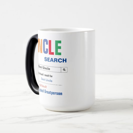 Funny Custom Best oom Gift Magische Mok (Voorkant links)