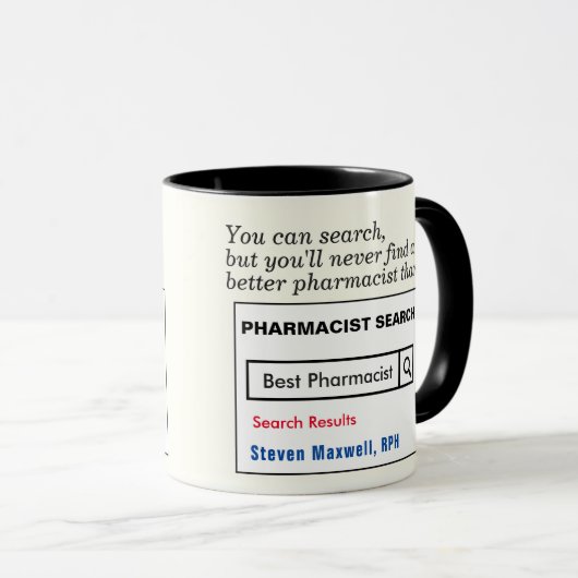 Funny Custom Best Pharmacist Gift Mok (Voorkant rechts)