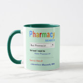 Funny Custom Best Pharmacist Gift Mok (Links)