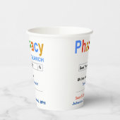 Funny Custom Best Pharmacist Gift Papieren Bekers (Links)