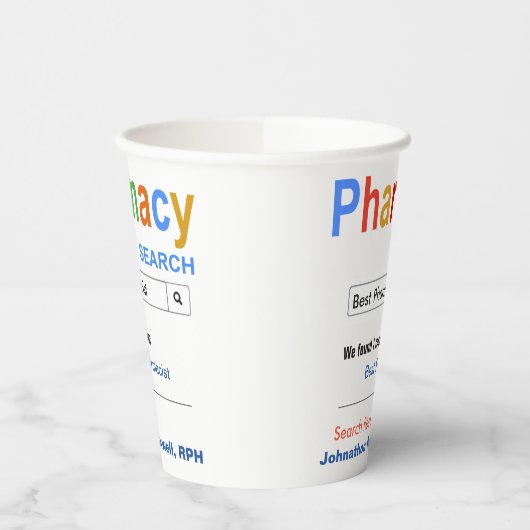 Funny Custom Best Pharmacist Gift Papieren Bekers (Links)