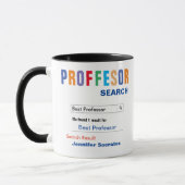 Funny Custom Best Professor Gift Mok (Links)