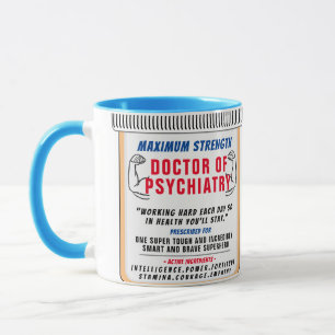 Funny Custom Best Psychiatrist Gift Mok