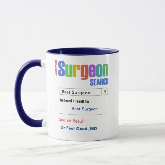Funny Custom Best Surgeon Gift Mok (Links)