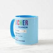 Funny Custom Best Teacher CadeauMok Mok (Voorkant links)