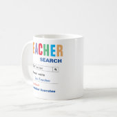 Funny Custom Best Teacher Gift Koffiemok (Voorkant links)