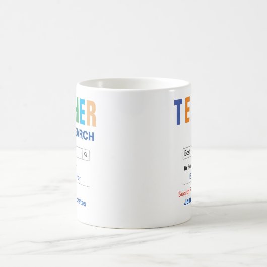 Funny Custom Best Teacher Gift Koffiemok (Center)