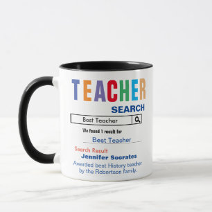 Funny Custom Best Teacher Gift Mok