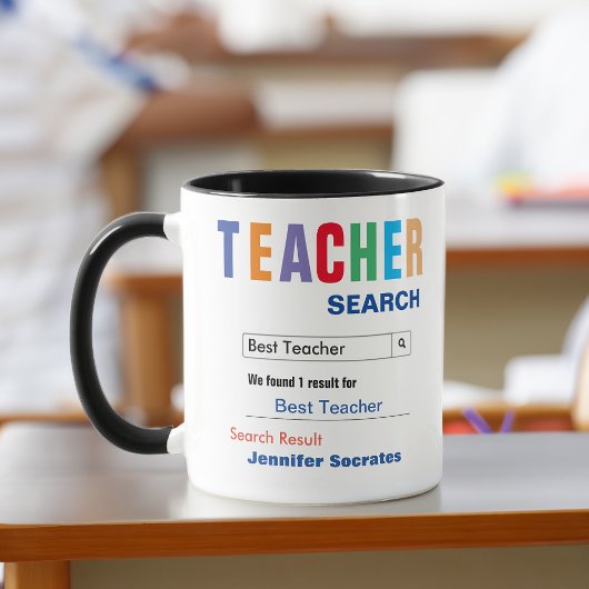 Funny Custom Best Teacher Gift Mok