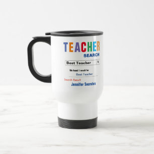 Funny Custom Best Teacher Gift Reisbeker