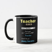 Funny Custom Best Teacher Mok (Links)