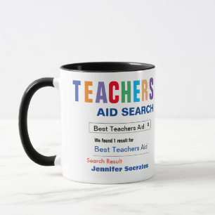 Funny Custom Best Teachers Aid Cadeft Mok