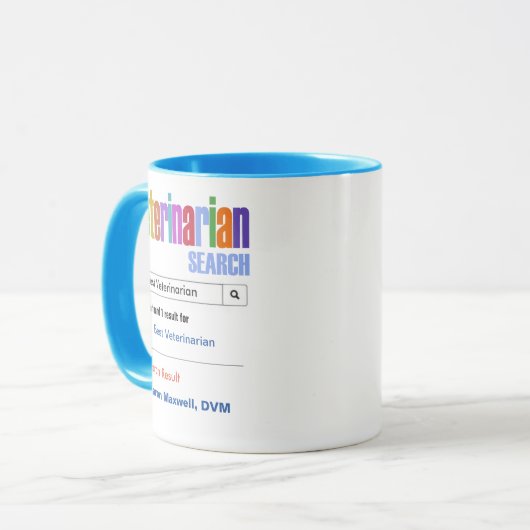 Funny Custom Best Veterinarian Gift Mok (Voorkant links)