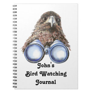 Funny Custom Bird Watking Journal voor Birders Notitieboek