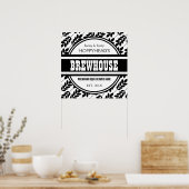 Funny Custom BREWERY Beer Maker's Sign Poster (Keuken)