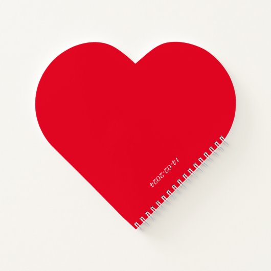 Funny Custom Bruiloft Voorstel Valentijnsdag Notitieboek (Achterkant)