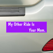 Funny Custom Bumperstickers ... Mijn andere Ride (Op auto)