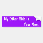 Funny Custom Bumperstickers ... Mijn andere Ride (Voorkant)