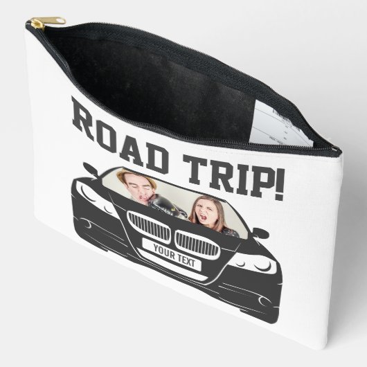 Funny Custom Car Photo Road Trip Etui (Open)