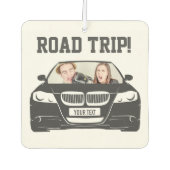 Funny Custom Car Photo Road Trip Luchtverfrisser (Voorkant)