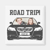 Funny Custom Car Photo Road Trip Magneet (Voorkant)
