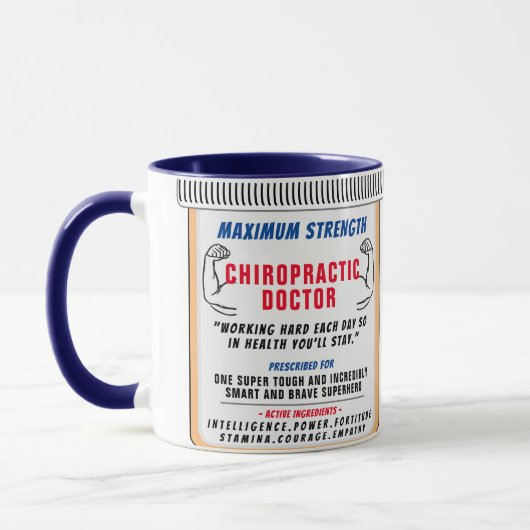 Funny Custom Chiropractor Gift Mok (Links)