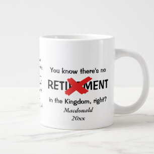 Funny Custom Christelijk Retirement Coffee Mok