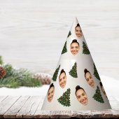 Funny Custom Christmas Party Hat with Your Face  Feesthoedjes