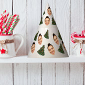 Funny Custom Christmas Party Hat with Your Face  Feesthoedjes