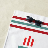 Funny Custom Dental Hygiene Toothbrish Strandlaken (In situ)