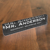Funny Custom Desk Name plate Naambordje (Zijkant)