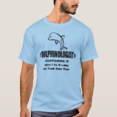 Funny Custom Dolphins T-shirt (Voorkant)