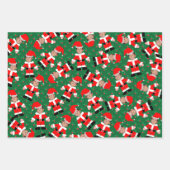 Funny Custom Face Photo Santa Claus Kerstmis Inpakpapier Vel (Voorkant)