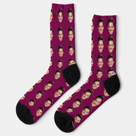 Funny Custom Face Socks Sokken (Links)