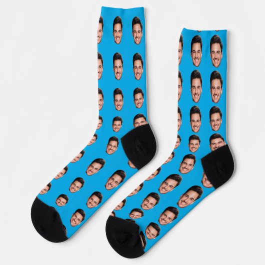 Funny Custom Face Socks with Your Photo Sokken (Links)