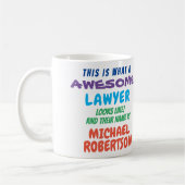 Funny Custom Geweldige Lawyer Gift Mok (Links)