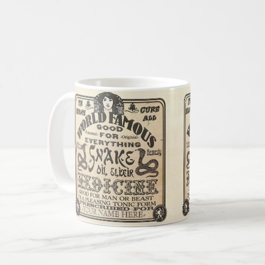 Funny Custom  Gift Novelty Koffiemok (Voorkant links)