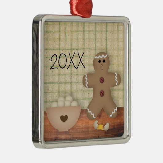 Funny Custom Gingerbrood Man Ornament (Rechts)
