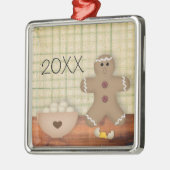 Funny Custom Gingerbrood Man Ornament (Links)