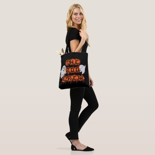 Funny Custom Halloween bagage the Boo Crew Ghosts Tote Bag (Op model)