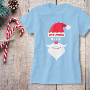 Funny Custom Kerstkerstkerstkerstman's favoriete v T-shirt